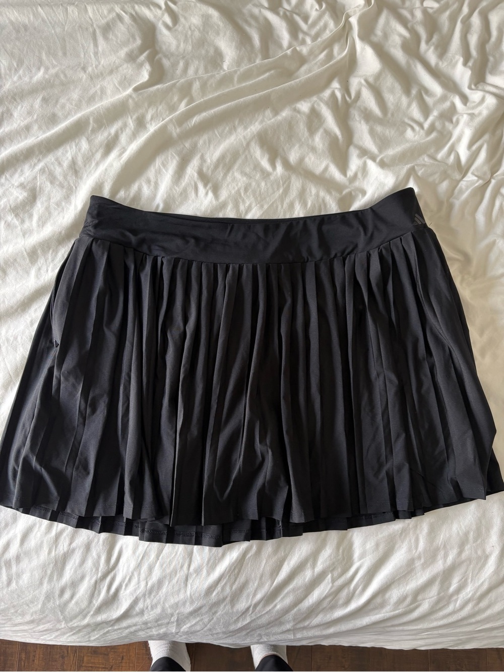adidas Black Pleated Skort